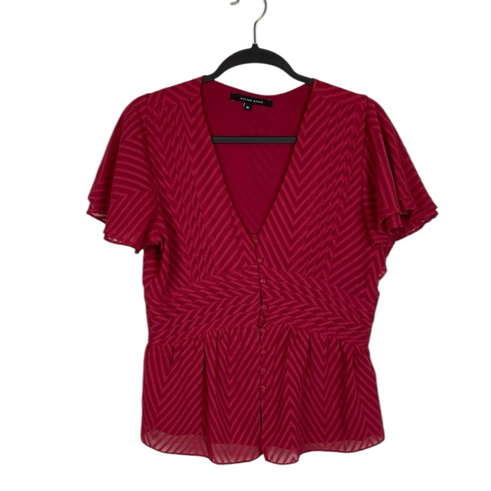 Walter Baker striped pink blouse